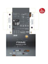 ASUS PRIME A620AM-A-CSM AM5 DDR5 SES GLAN DP/HDMI/VGA SATA3 USB3.2 mATX